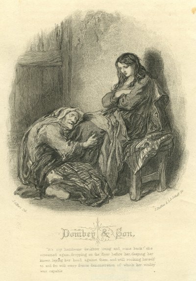 Dombey und Son：爱丽丝布朗和她的母亲 作者 约翰·吉尔伯特