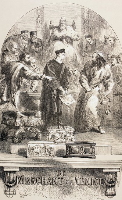 威尼斯商人，1890年 作者 约翰·吉尔伯特