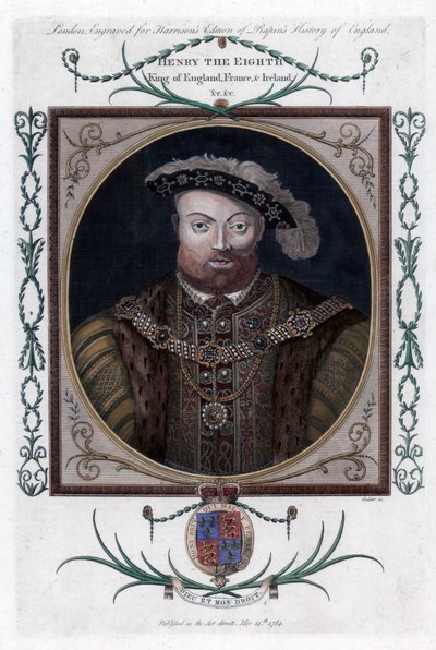 英国亨利八世（Henry VIII），1784年。 作者 John Goldar