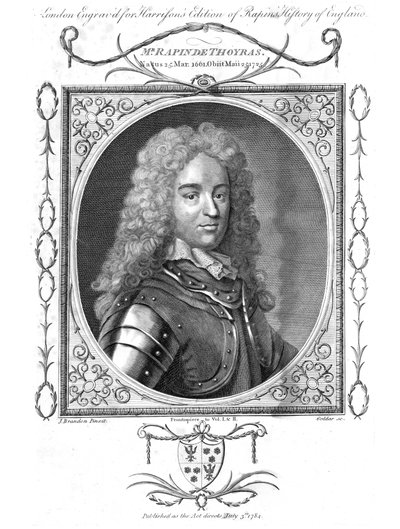 Rapin De Thoyras先生，1784年。 作者 约翰·戈达尔
