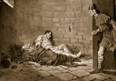 Dukes Erik和Valdemar的监禁和死亡，1318年 作者 约翰哈里斯瓦尔达