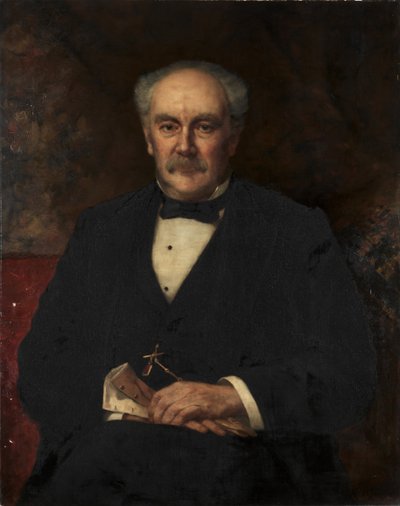 Hinman B. Hurlbut, 1870年代。 作者 约翰·哈里森·威特