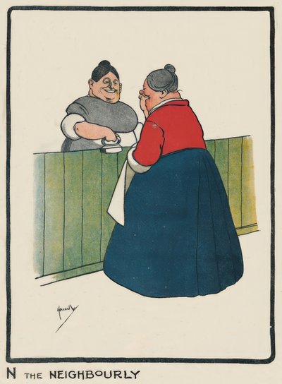 N邻居- J.哈萨尔（J.Hassall）- Zeichnung，1903年 作者 约翰·哈索尔