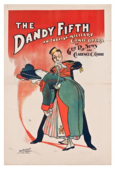 《丹迪第五》 - J. Hassall - Plakat，1898年 作者 约翰·哈索尔