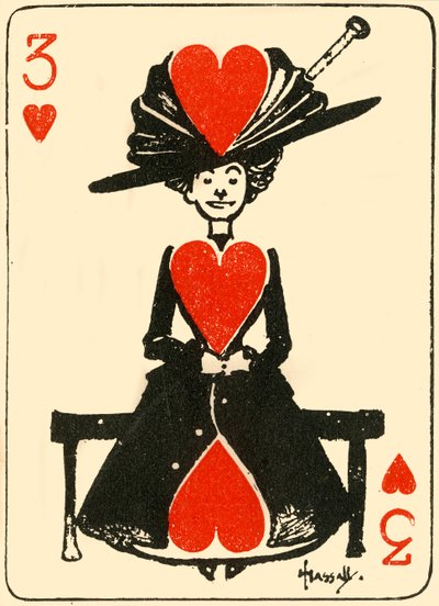 三位心灵的等待处女，1910年。 作者 约翰·哈索尔