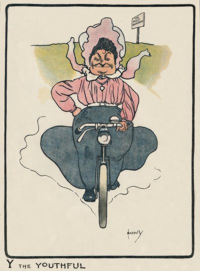 Y《青年人》 - J。哈索尔-素描，1903年 作者 约翰·哈索尔
