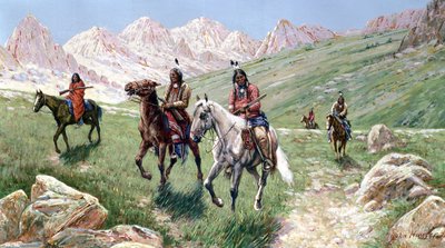 在夏延国，1896年 作者 John Hauser