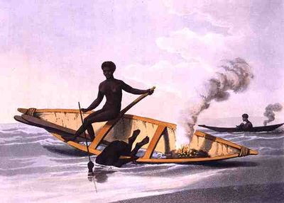 钓鱼》，马修-杜布尔（花期：1785-1820）雕刻，由爱德华-奥姆出版。 作者 约翰·海维赛德（后）克拉克