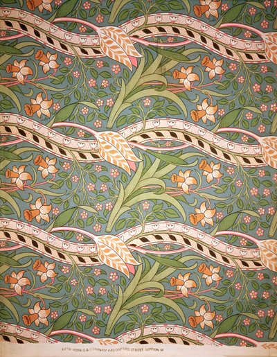 &39;Daffodil Chintz&39;，1875年（印花棉） 作者 约翰·亨利·迪尔