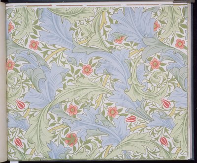 Granville壁纸，由John Henry Dearle（1860-1932）为莫里斯公司设计，1896年 作者 约翰·亨利·迪尔