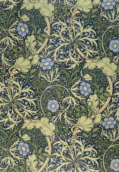 海藻壁纸，由John Henry Dearle（1860-1932）为Morris and Company设计，1901年 作者 约翰·亨利·迪尔