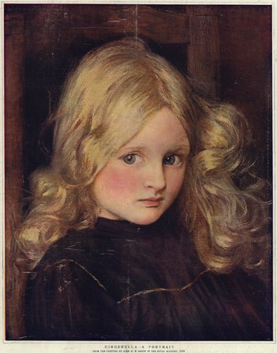 灰姑娘，一个肖像 作者 John Henry Frederick Bacon