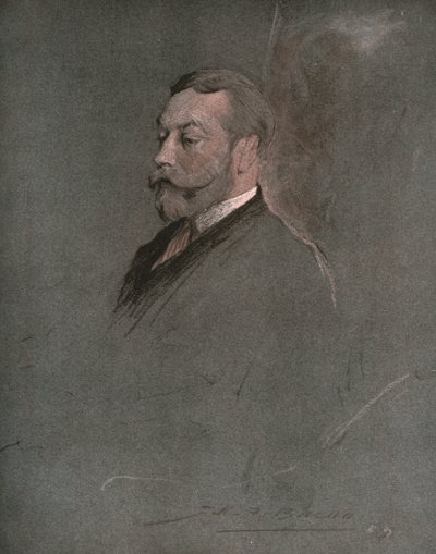 乔治五世国王je下，1910年。 作者 约翰·亨利·弗雷德里克·培根