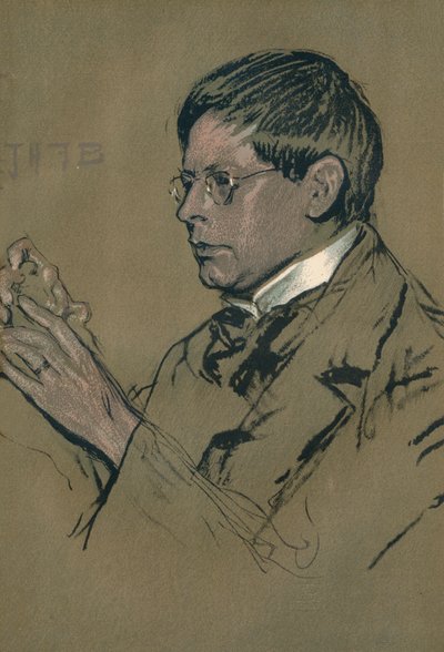 乔治·詹姆斯·弗兰普顿爵士（1860-1928），英国雕塑家，c1901 作者 约翰·亨利·弗雷德里克·培根