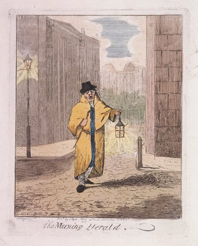 晨报》摘自《伦敦的呼声》，1826年 作者 约翰·亨利·林奇