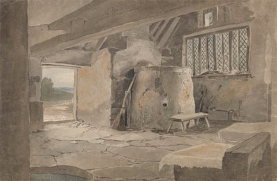 小屋内部研究 作者 约翰·亨利·摩尔
