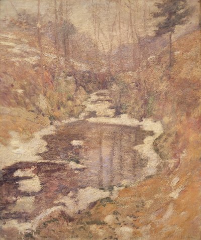 Hemlock Pool，c.1900 作者 约翰·亨利·特瓦特曼