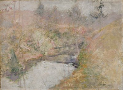 铁杉树池，约1890-1900年。 作者 约翰·亨利·特瓦特曼