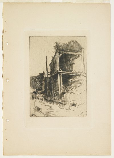 废弃的磨坊，1888-1889 作者 约翰·亨利·特瓦特曼