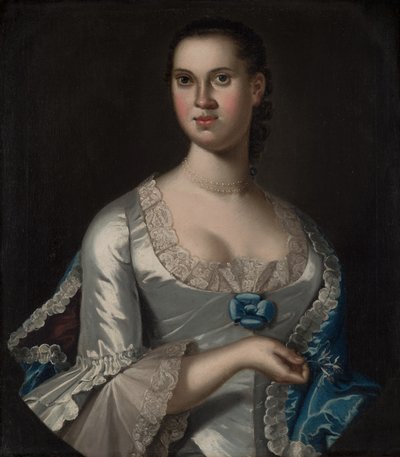 伊丽莎白史密斯夫人（néeElizabethChew），1762年 作者 约翰·黑塞留斯