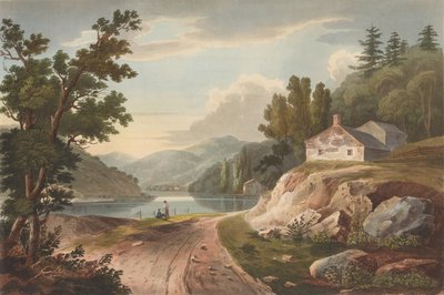 Fishkill附近的风景，《哈德逊河组合》第17号，1823-24。 作者 约翰·希尔