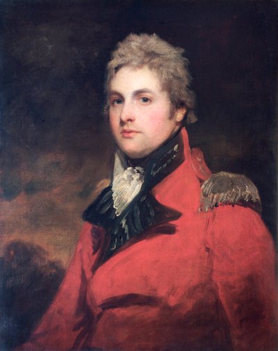 亨利-威洛比-鲁克爵士少将的画像，英国士兵，约1805-1810。   作者 约翰·霍普纳