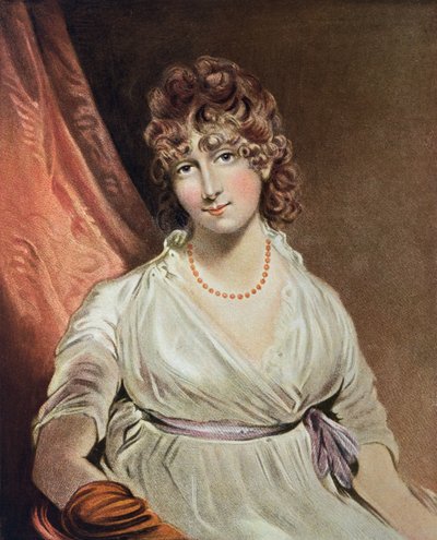 红外史密斯雕刻的Bouverie夫人的肖像（18,030） 作者 John Hoppner