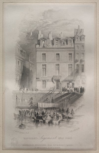 拿破仑住房，奎康蒂，1835年。 作者 约翰·霍斯伯格