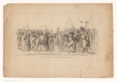 Catharina Paulowna van Rusland，1814 年，牛津
穿过牛津的奥尔登堡游行队伍。1814 年 5 月（标题见实物） 作者 约翰休斯