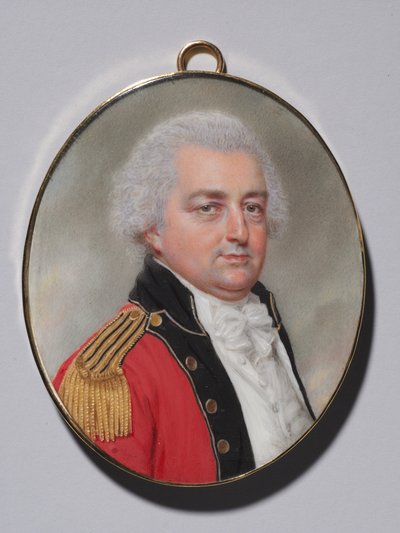 军官肖像c。 1794年。 作者 John I. smart