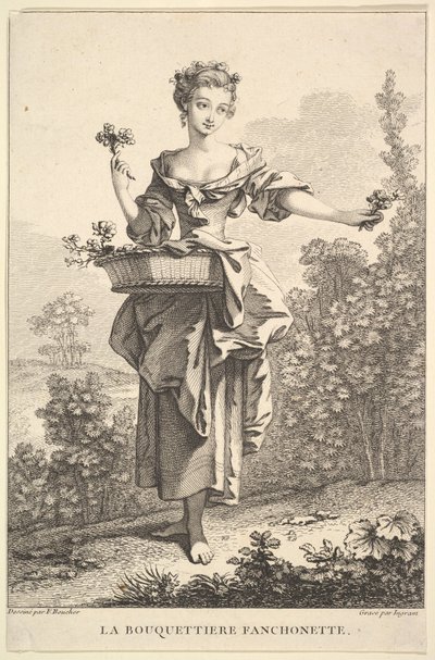 花季少女Fanchonette》，1741-63。 作者 约翰英格拉姆