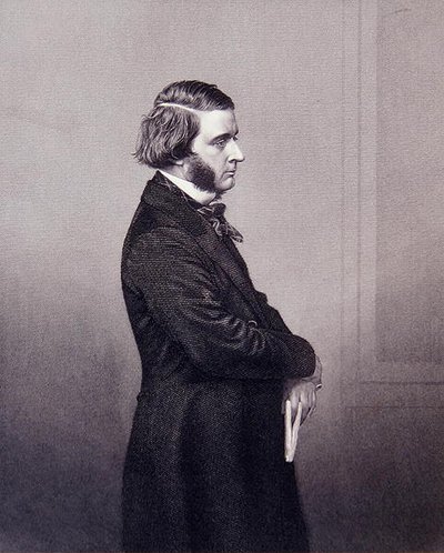 E.M.沃德，摘自《名人画室画像馆》。 作者 John Jabez Edwin Paisley（后）Mayall