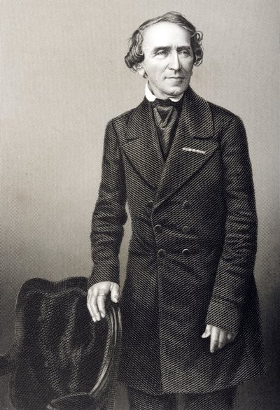 Giacomo Meyerbeer（1791-1864）由DJ Pound在1860年伦敦出版的“着名人物绘画室”第2卷中的照片上刻下 作者 约翰·贾比斯（John Jabez）Edwin Paisley Mayall