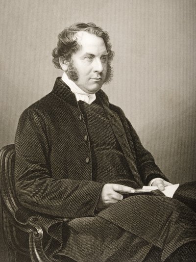 Henry Montagu Villiers（1813-61）由DJ Pound在1860年伦敦出版的“着名人物绘画室”第2卷中的照片上刻下 作者 约翰·贾比斯（John Jabez）Edwin Paisley Mayall