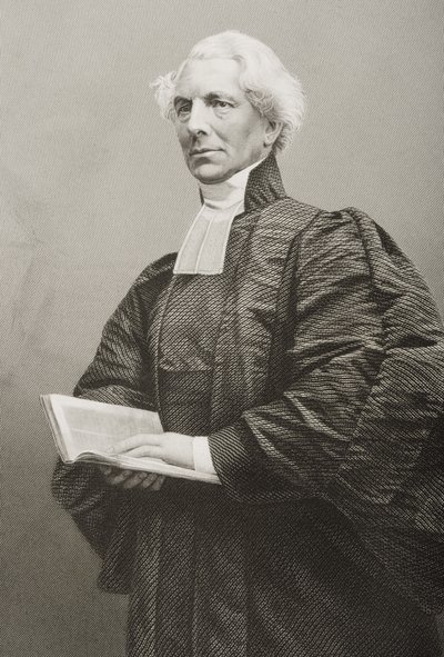 Hugh McNeile（1795-1879）由DJ Pound在1860年伦敦出版的“着名人物绘画室”第2卷中的照片上刻下 作者 约翰·贾比斯（John Jabez）Edwin Paisley Mayall