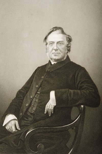 Hugh Stowell（1799-1845）由DJ Pound在1860年伦敦出版的“着名人物绘画室”第2卷中的照片上刻下 作者 约翰·贾比斯（John Jabez）Edwin Paisley Mayall
