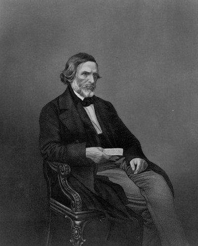 John Gibson Esq，来自D. J Pound雕刻的&39;绘画室知名人士画廊&39; 作者 约翰·贾比斯（John Jabez）Edwin Paisley Mayall