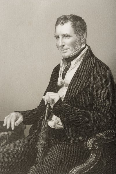 约瑟夫华纳亨利（1793-1884）由DJ庞德拍摄的照片，来自1860年伦敦出版的“知名人物绘画室，第2卷” 作者 约翰·贾比斯（John Jabez）Edwin Paisley Mayall