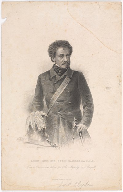 列昂将军科林·坎贝尔爵士（GCB），约1856年 作者 约翰·贾比斯（John Jabez）Edwin Paisley Mayall