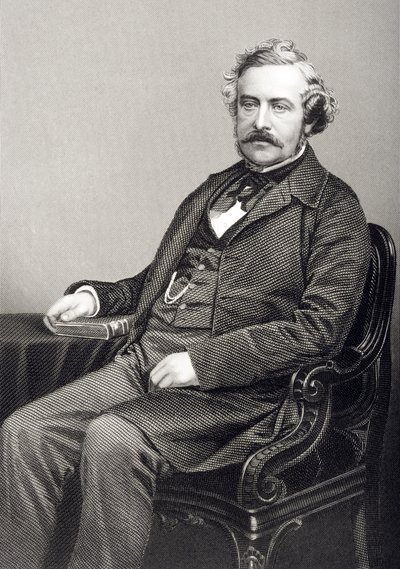 Martin Farquhar Tupper（1810-89）由DJ Pound拍摄，来自1860年伦敦出版的“知名人物绘画室，第2卷” 作者 约翰·贾比斯（John Jabez）Edwin Paisley Mayall