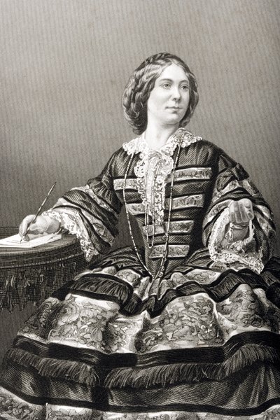 Amy Sedgwick小姐（1830-97）由DJ Pound拍摄，来自1860年伦敦出版的“知名人物绘画室，第2卷” 作者 约翰·贾比斯（John Jabez）Edwin Paisley Mayall