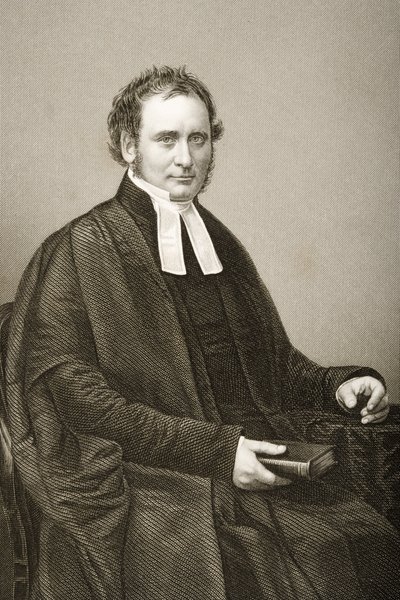 罗伯特·比克斯特斯（Robert Bickersteth，1816-84），由DJ Pound在1860年伦敦出版的“着名人物绘画室”第2卷中的一张照片上刻。 作者 约翰·贾比斯（John Jabez）Edwin Paisley Mayall