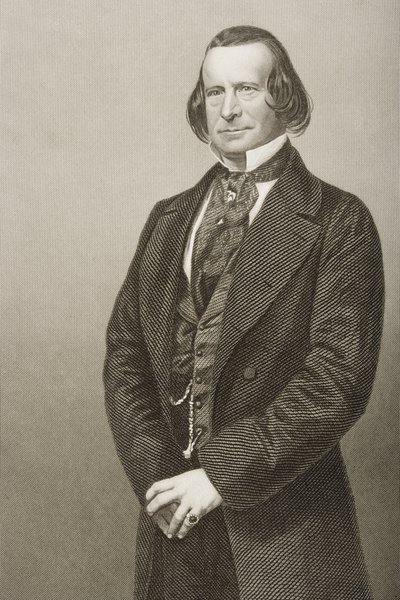 Samuel Phelps（1804-78）由DJ Pound在1860年伦敦出版的“着名人物绘画室”第2卷中的照片上刻下 作者 约翰·贾比斯（John Jabez）Edwin Paisley Mayall