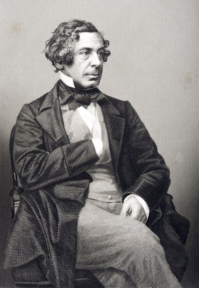 Samuel Warren（1807-77）由DJ Pound在1860年伦敦出版的“着名人物绘画室”第2卷上的一张照片上刻下 作者 约翰·贾比斯（John Jabez）Edwin Paisley Mayall