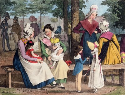 The Nannies，1820 作者 约翰·詹姆斯·沙隆