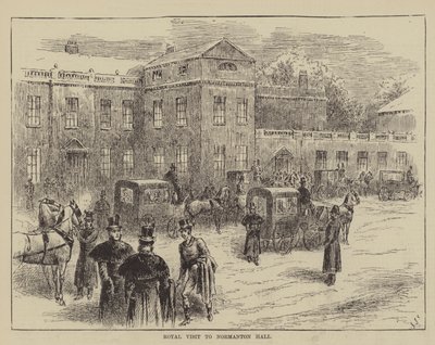 皇家参观Normanton Hall 作者 约翰·杰利科