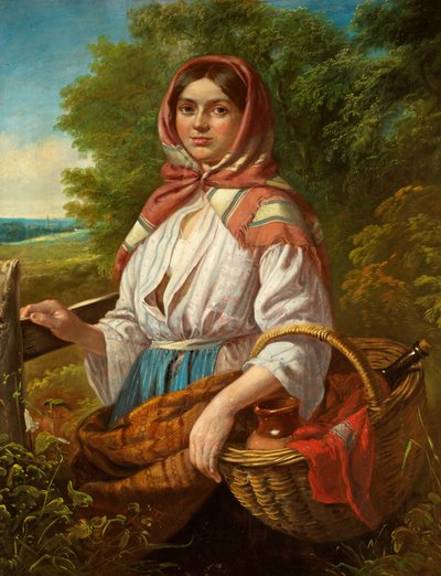 农民午餐，1872年 作者 John Joseph Barker