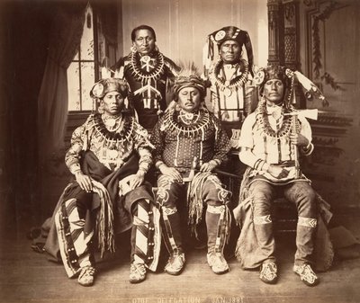 奥托-米苏里亚代表团，1881年。 作者 约翰·K·希勒斯。