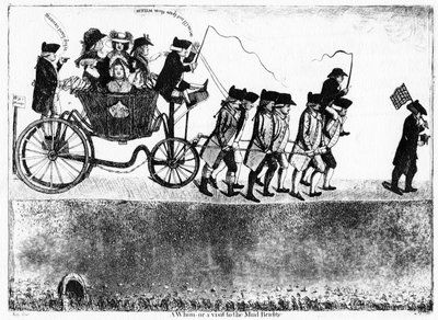 一个奇思妙想或访问泥桥，1786年 作者 约翰·凯