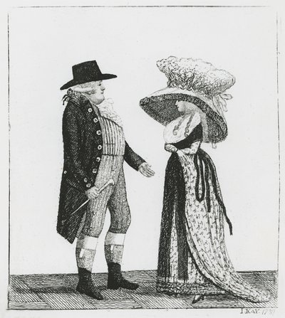 达尔林普尔船长和佩内洛普麦克唐纳，1787年 作者 约翰·凯